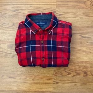 Zara slim fit flannel